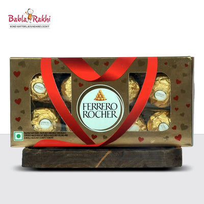 Babla Rakhi 2 Set Rakhi With Mix Dry fruit Bites And Ferrero Rocher (8pc)