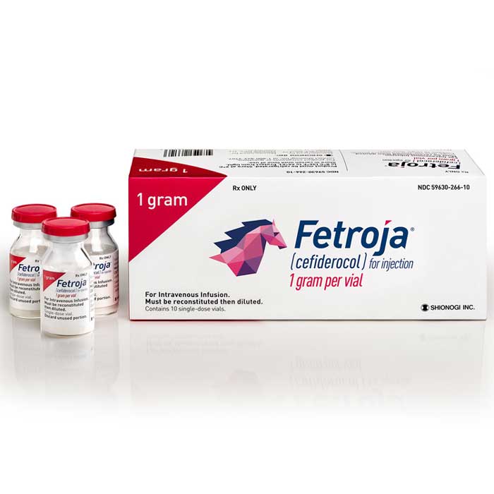 Fetroja Antibiotic injection Cefiderocol Sulfate Tosylate 1 gram x 10 Vials
