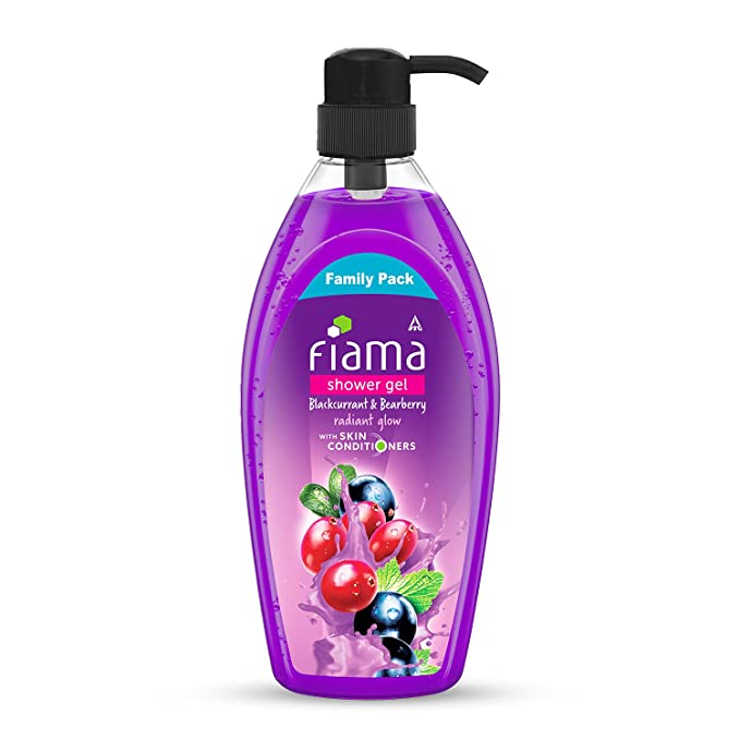 Fiama Shower Gel Blackcurrant & Bearberry Body Wash for Radiant Glow - 900 ml