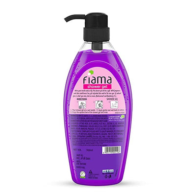 Fiama Shower Gel Blackcurrant & Bearberry Body Wash for Radiant Glow - 900 ml