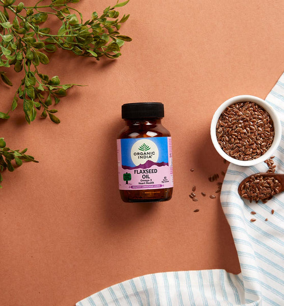 Organic India Flaxseed Oil 60 Cap