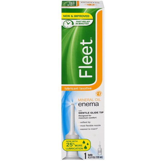 Fleet Laxative Mineral Oil Enema for Constipation Relief