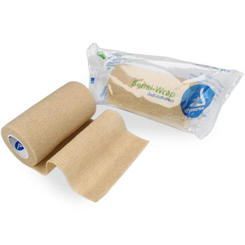 Flexible Adhesive Bandage, Breathable, Tan Color (Coban Alternative)