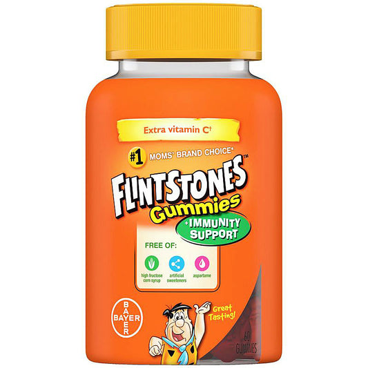 Flintstones Children's Multivitamin Chewable Gummies Plus Immunity Support 60 Count