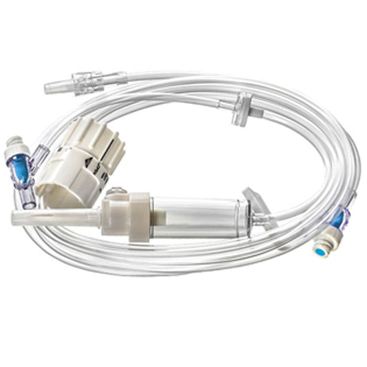 IV Administration Set Flow Safe Controller, 2 Needless Y-Sites 10 Drop (Dial-A-Flow)