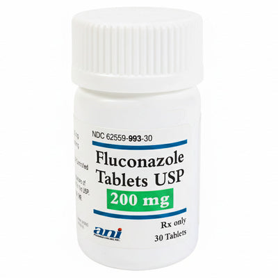 Fluconazole Tablets 200 mg USP by Ani Pahrma 30 Count (RX)