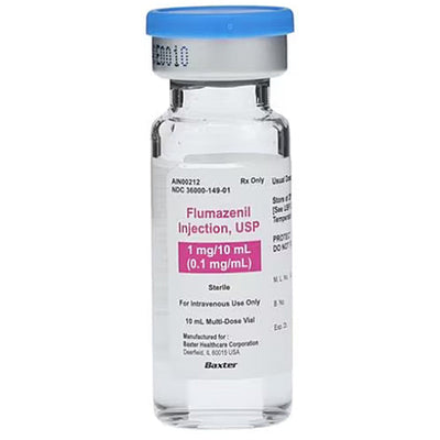 Flumazenil Injection 10 mL Multiple Dose Vials, 10/Box (Rx)