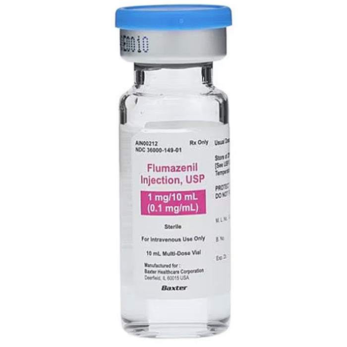 Flumazenil Injection 10 mL Multiple Dose Vials, 10/Box (Rx)