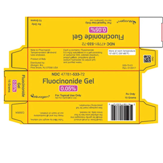 Fluocinonide Topical Gel 15 gm (Rx)