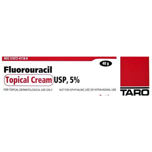 Fluorouracil Skin Cream 5% by Taro Pharmaceuticals 40 gram Tube (Rx)