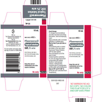 Fluorouracil Topical Solution 2% 10 mL (Rx)