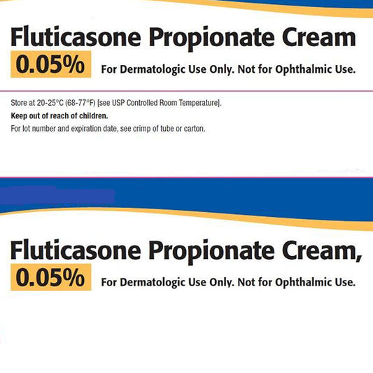 Fluticasone Propionate Cream 0.05% 30 gram Tube (Rx)