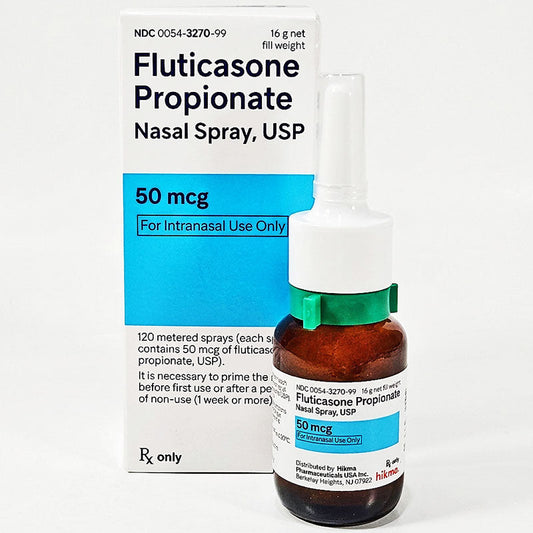 Fluticasone Propionate Nasal Spray 50 mcg, 120 Metered Sprays (RX)