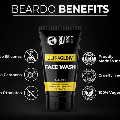 Beardo Ultraglow Face Wash All - In - 1
