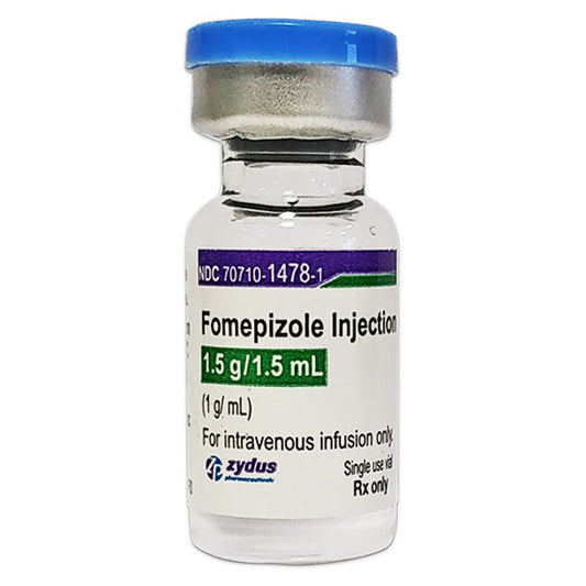 Fomepizole injection 1.5gm/1.5mL Single-Dose Vials 1 gram Vial by Zydus (RX)