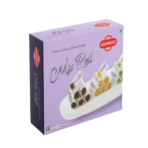 Krish Bhog Sweets Mix Kaju Roll | 500 gms