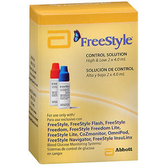 FreeStyle Control Solution, 4 mL High & Low, 2 count