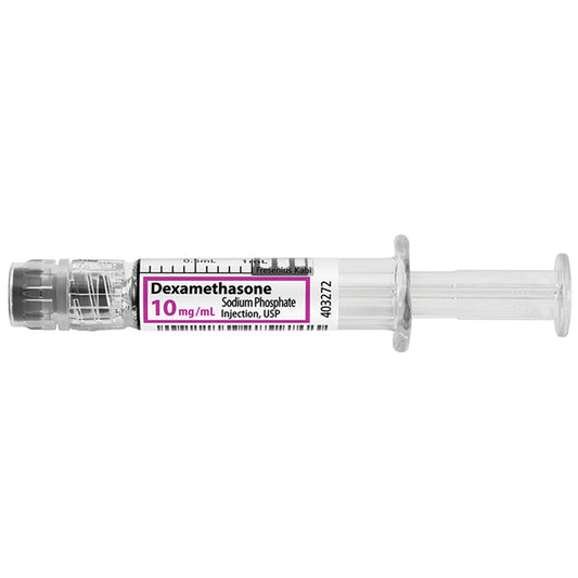 Dexamethasone Sodium Phosphate Injection, 1 mL Prefilled Syringe, 10 mg/mL, 24/Box