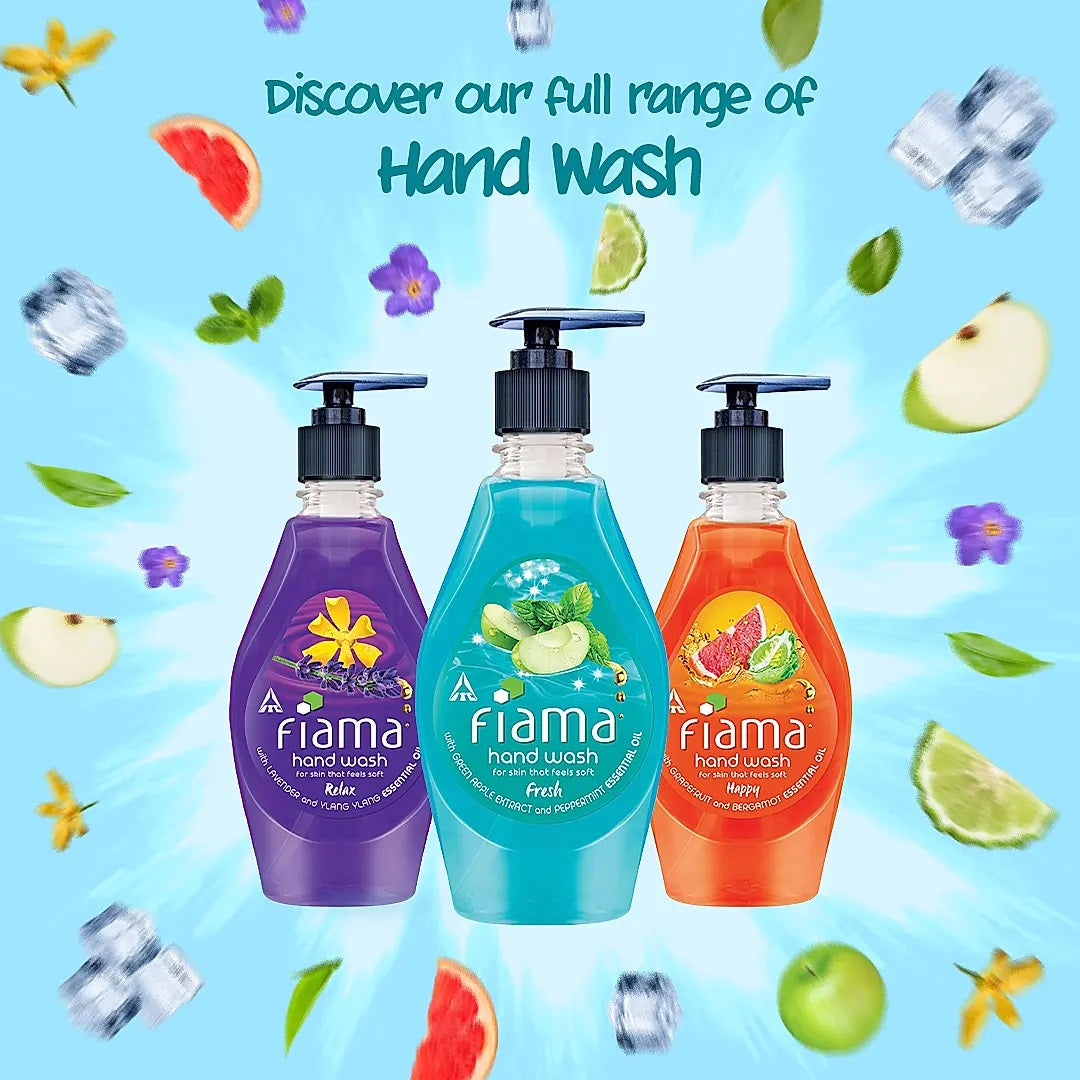 Fiama Fresh Moisturising Hand Wash with Peppermint and Green Apple
