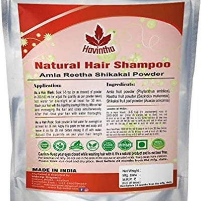 Havintha Amla, Reetha And Shikakai Powder Shampoo