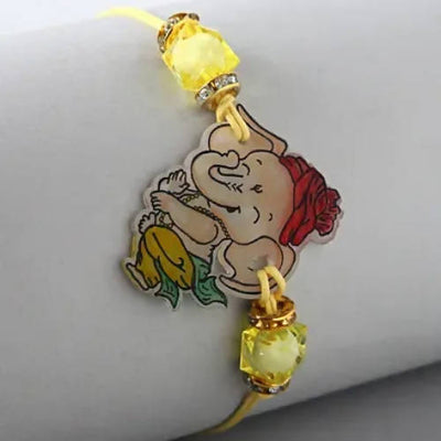Bal Ganesha Rakhi & Cadbury Silk Chocolates