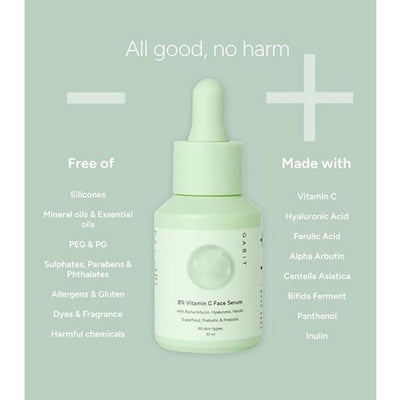 Gabit 8% Vitamin C Face Serum for Glowing Skin