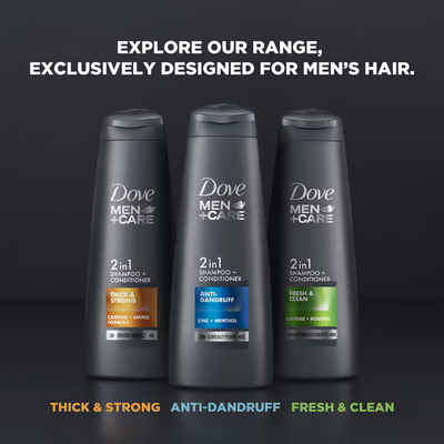 Dove Men +Care Anti Dandruff 2 In 1 Shampoo + Conditioner