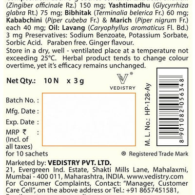 Charak Pharma Kofol Ayurvedic Sip Instant Kadha Sachet