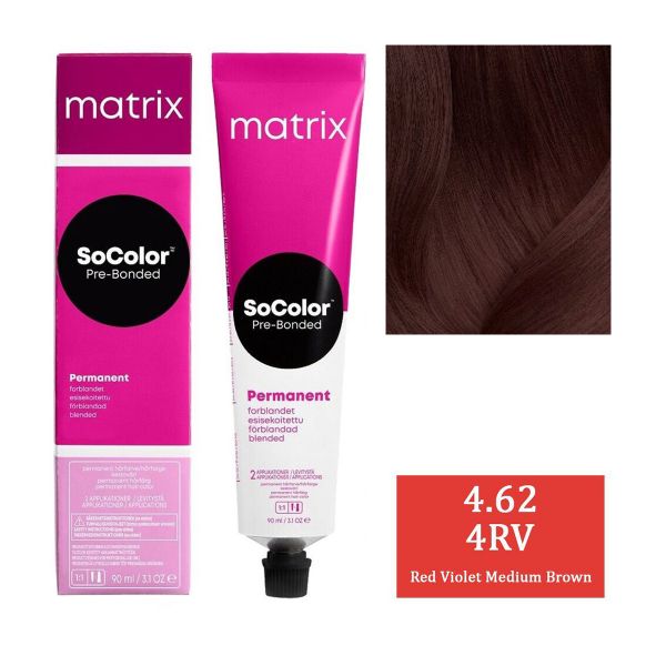 Matrix SOCOLOR 4.62 4RV (Red Violet Medium Brown) – Himkhand