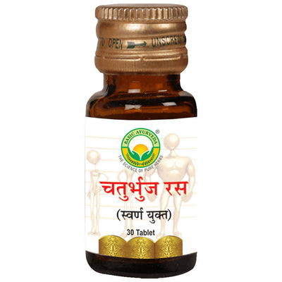 Basic Ayurveda Chaturbhuj Ras (with Gold) Tablet