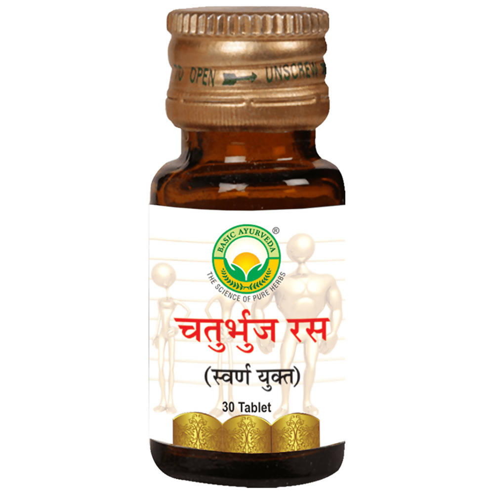 Basic Ayurveda Chaturbhuj Ras (with Gold) Tablet