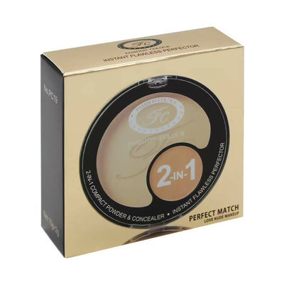 Fashion Colour 2 In 1 Compact Powder and Concealer-Shade 01 (Fair Skin Tone)