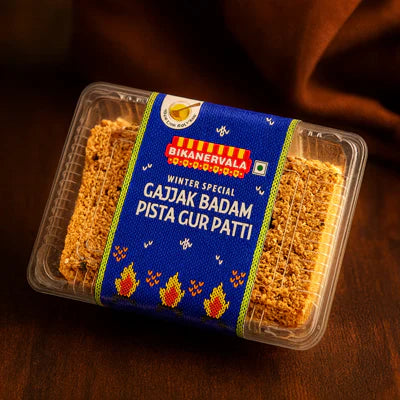 Bikanervala Gajjak Badam Pista Gur Patti | 400 gms