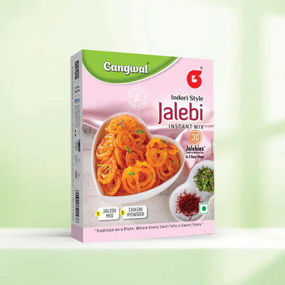 Gangwal Instant Dessert Jalebi Mix + Chasni Powder - 200 gms