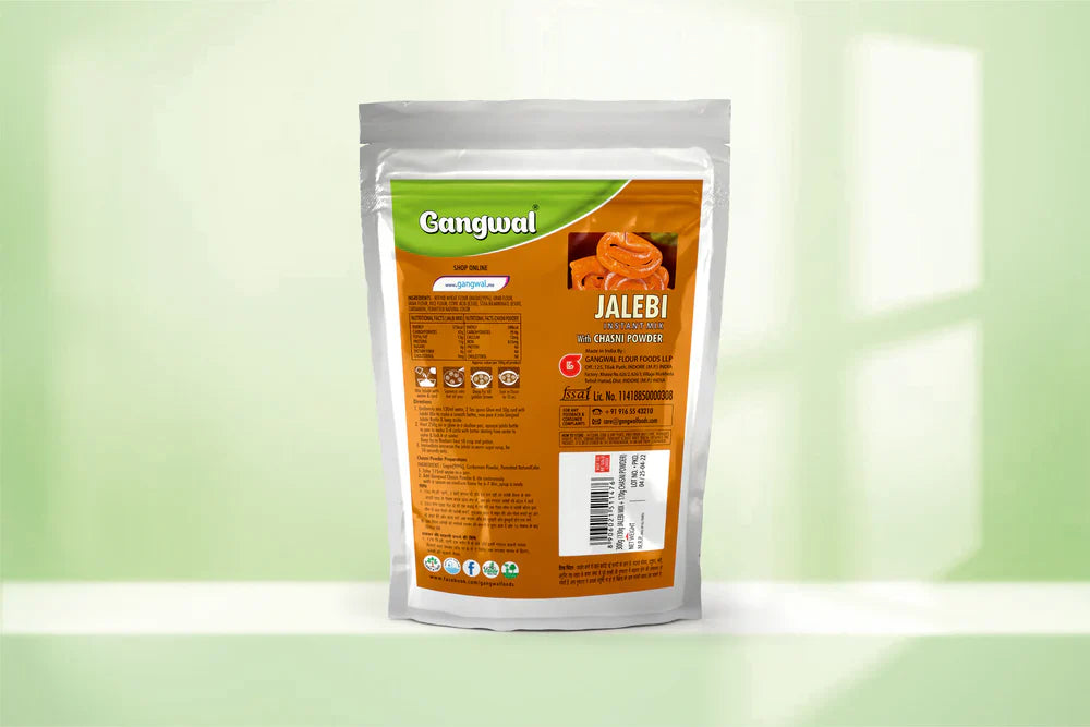 Gangwal Instant Dessert Jalebi Mix + Chasni Powder - 200 gms