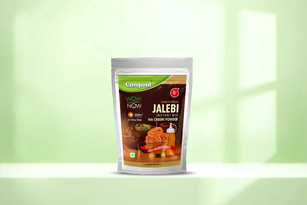 Gangwal Instant Dessert Jalebi Mix + Chasni Powder - 200 gms