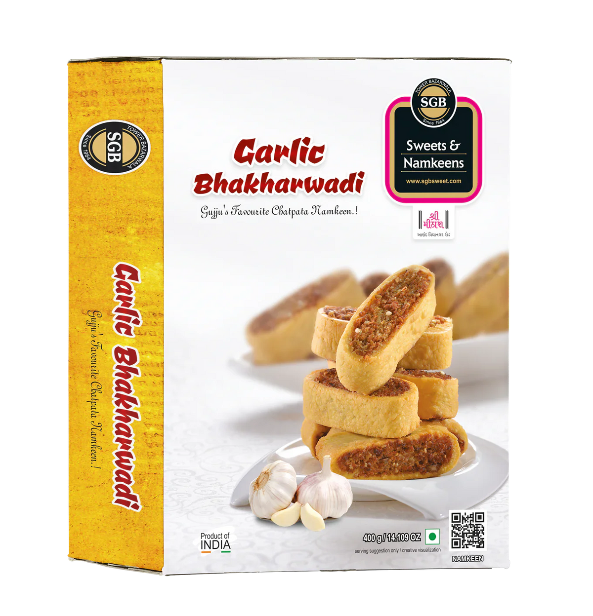 Sukhadia Garbaddas Bapuji Garlic Bhakharwadi | 400 gms