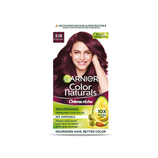 Garnier Color Naturals Creme Riche Permanent Hair Color ( 3.16 Burgundy )