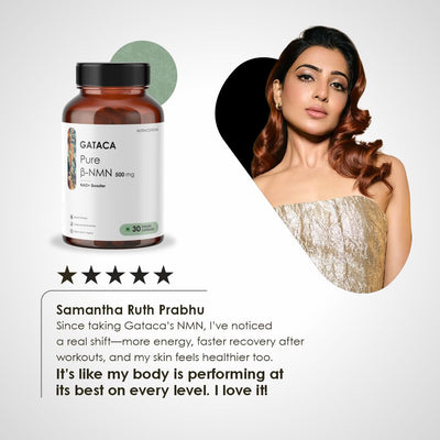 GATACA Pure β-NMN -  250 mg Capsules, Backed by 21 Patents