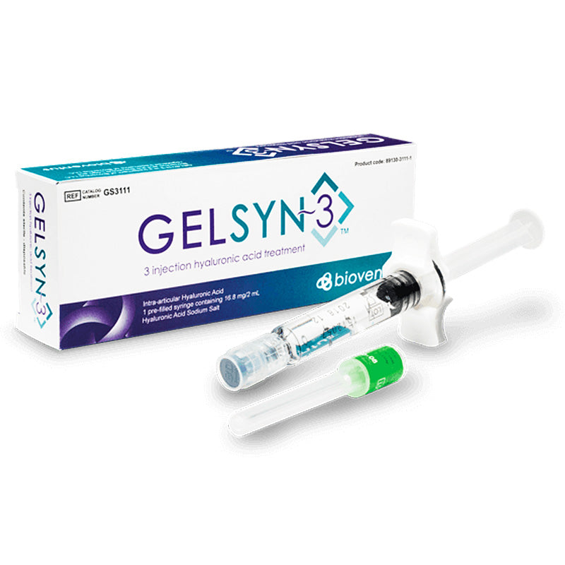 Gelsyn-3 Injection Hyaluronic Acid Prefilled Syringe Injection Treatments 16.8 mg /2 mL (Rx)