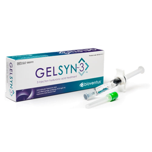 Gelsyn-3 Injection Hyaluronic Acid Prefilled Syringe Injection Treatments 16.8 mg /2 mL (Rx)