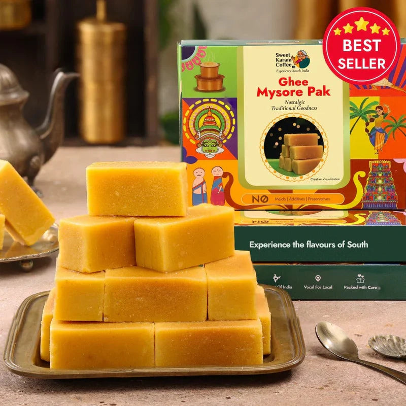 Sweet Karam Coffee Ghee Mysorepak (Soft) - 400 gms