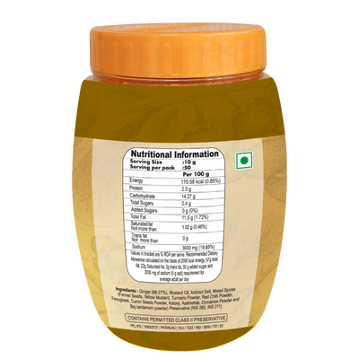 Patanjali Ginger Pickle - 500 gms