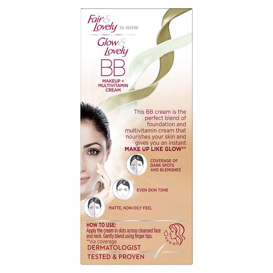Glow & Lovely BB Cream Make up + Multivitamin Cream - Shade 01