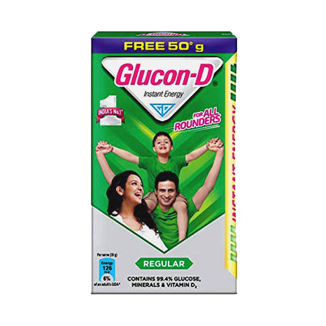 Glucon-D Regular With Vitamin And Minerals,  500gm