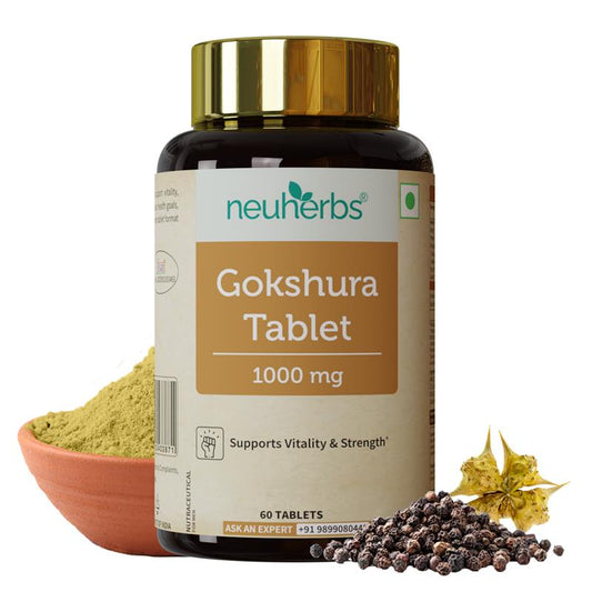 Ayurvedic Gokshura Tablet For Men Wellness - Improves Vitality & strength, Helps Boost Testosterone Levels