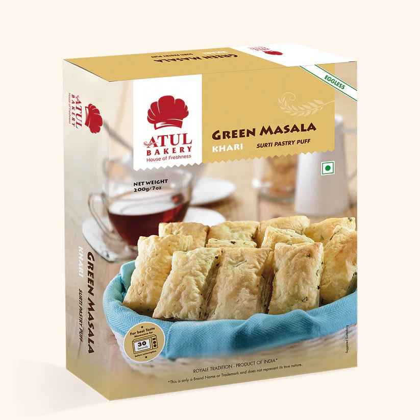 Atul Bakery Green Masala Khari | 200 gms