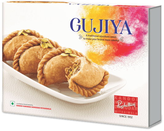 Purshottam Sweets Dryfruit Gujiya - 500 gms