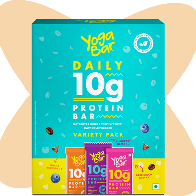 Variety Pack 10g Protein Bar Box (Pack of 6)