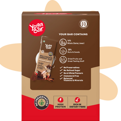 Chocolate Chunk Nut Energy Bars (Pack of 10)